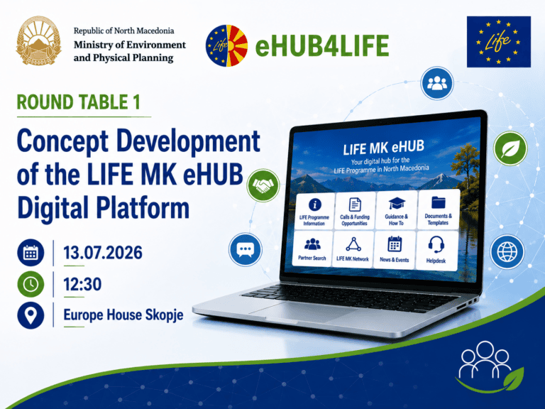 Concept Development of the LIFE MK eHUB Digital Platform